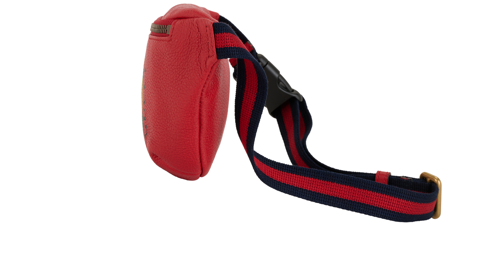 Belt Bag, &pound;395, Handbags, Red, Leather, Bottom view